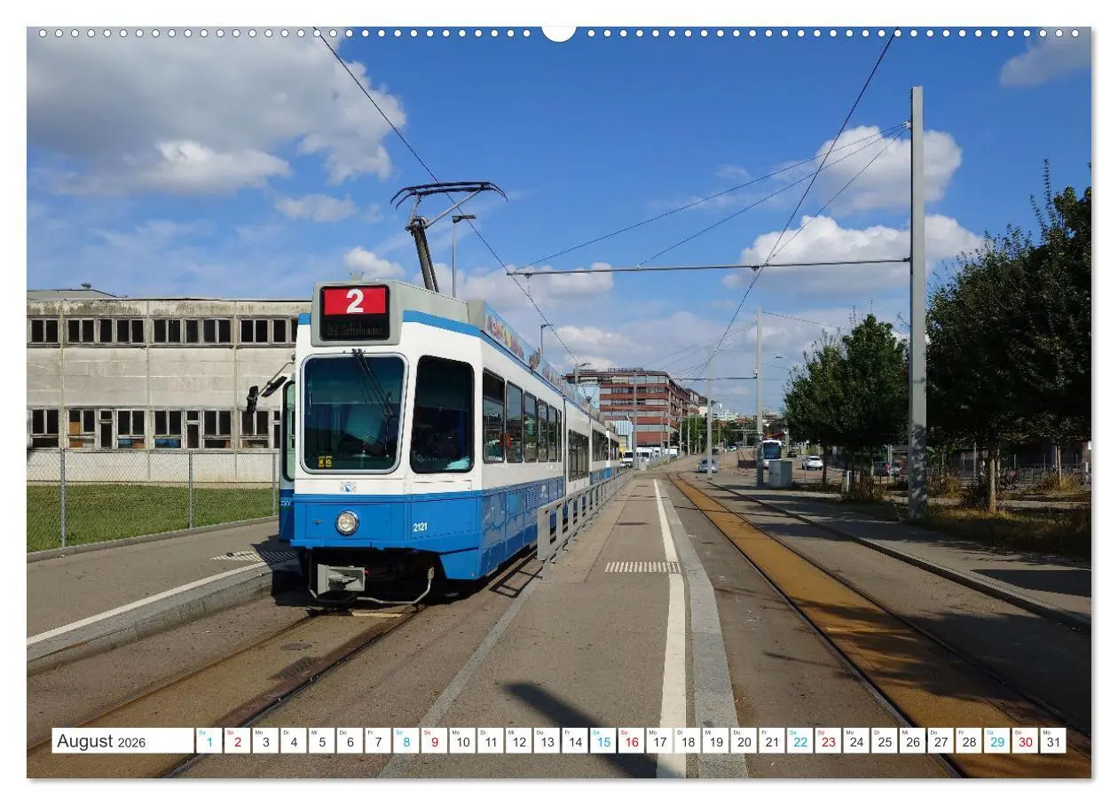 Bild: 9783457348468 | Die Zürcher Tram (Wandkalender 2026 DIN A2 quer), CALVENDO...