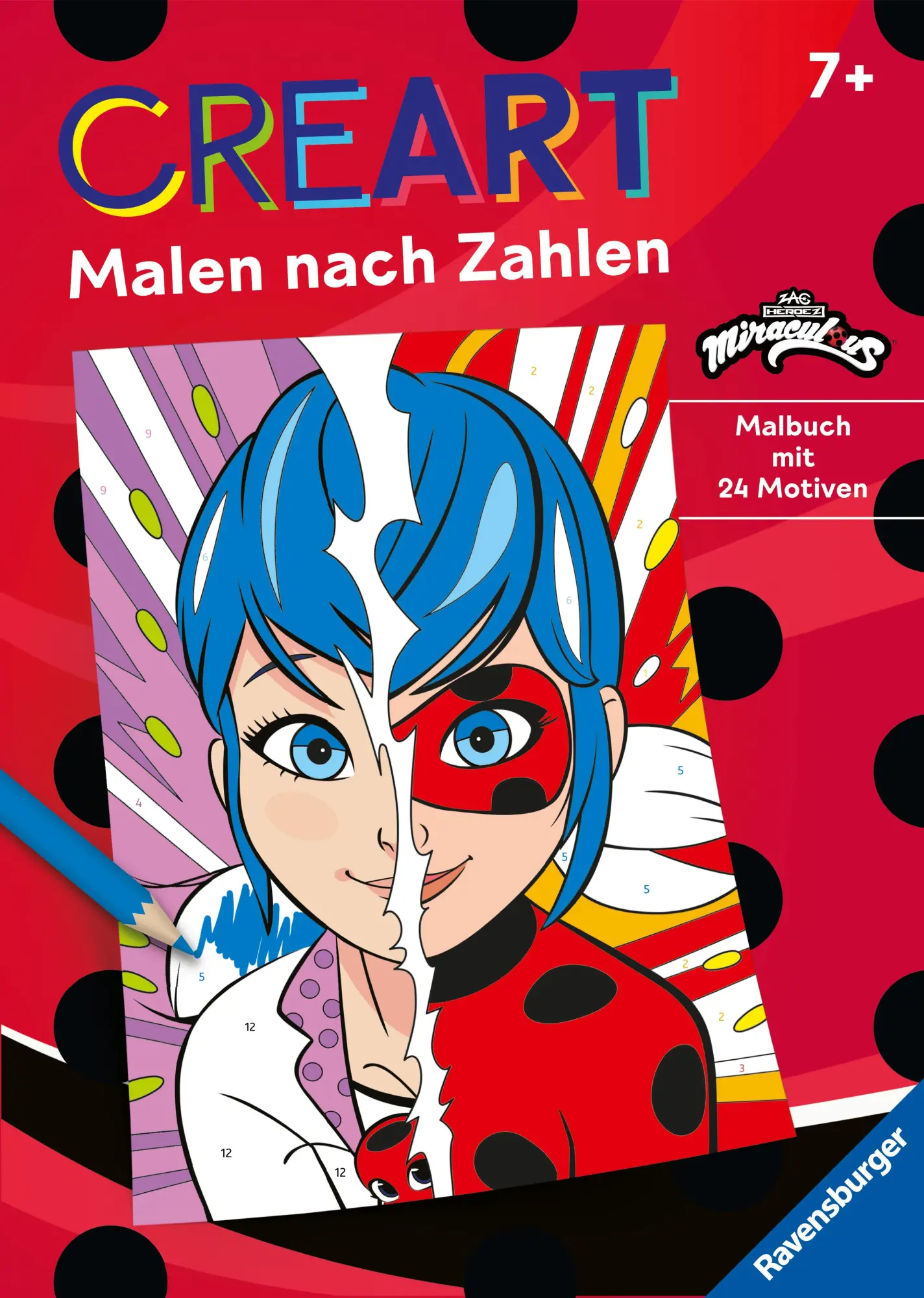 Cover: 9783473498468 | CreArt Malen nach Zahlen - Miraculous | Taschenbuch | 24 S. | Deutsch