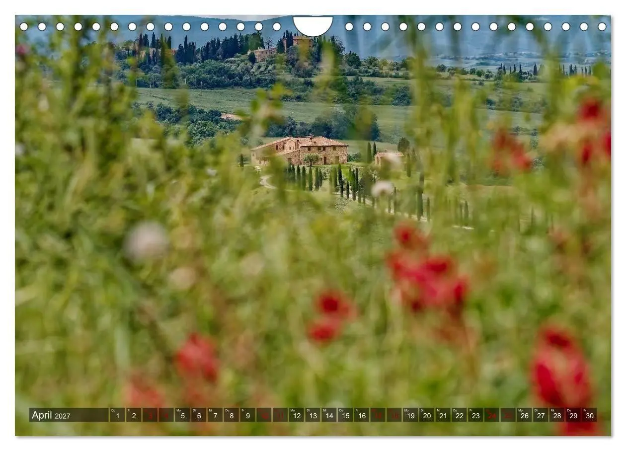 Bild: 9783594348468 | Erlebnis Toskana - Landschaften (Wandkalender 2027 DIN A4 quer),...