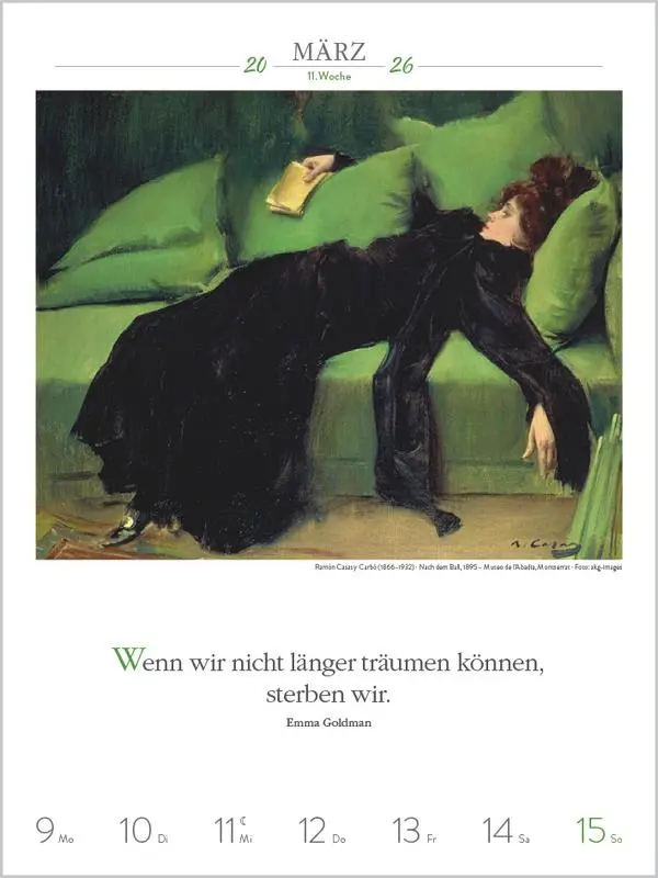 Bild: 9783731888468 | Literaturkalender Frauen lieben Lesen 2026 | Verlag Korsch | Kalender