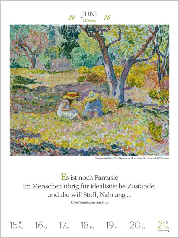 Bild: 9783731888468 | Literaturkalender Frauen lieben Lesen 2026 | Verlag Korsch | Kalender