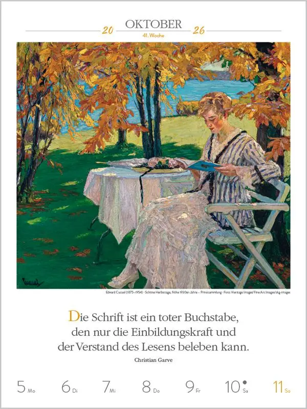 Bild: 9783731888468 | Literaturkalender Frauen lieben Lesen 2026 | Verlag Korsch | Kalender
