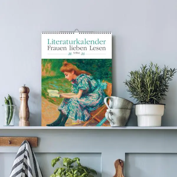 Bild: 9783731888468 | Literaturkalender Frauen lieben Lesen 2026 | Verlag Korsch | Kalender