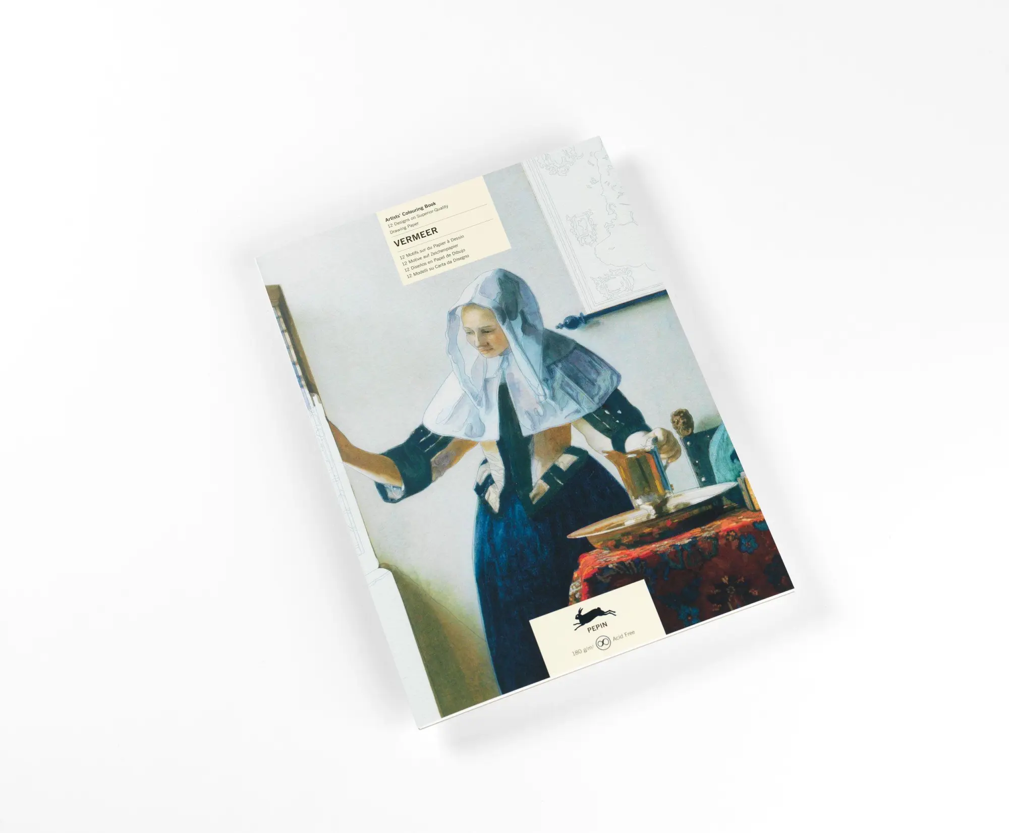 Cover: 9789460098468 | Vermeer | Artists' Colouring Book | Pepin Van Roojen | Taschenbuch