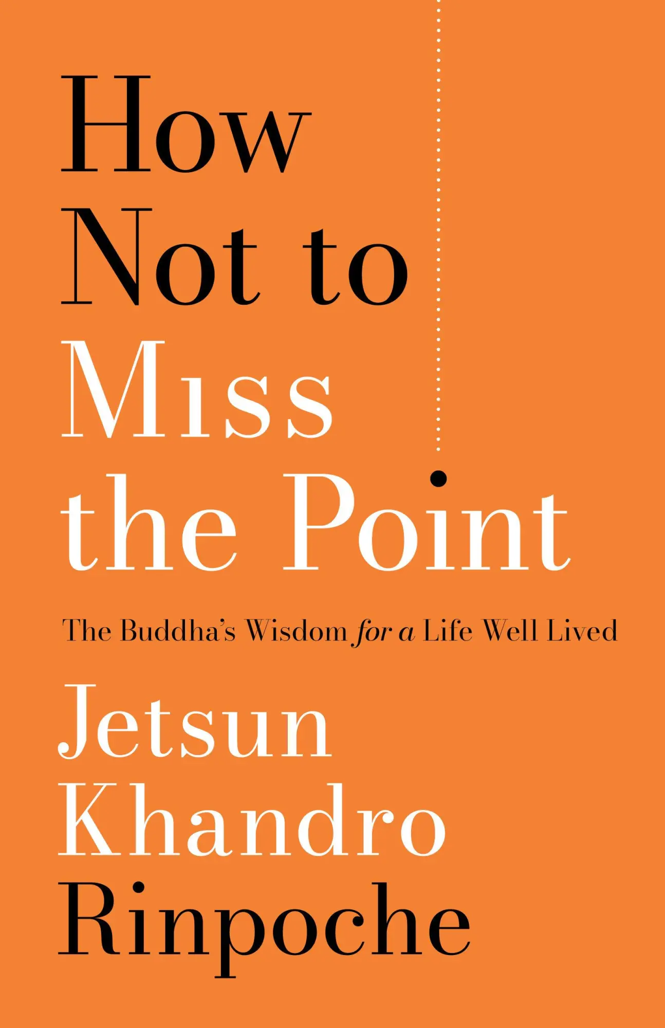 Cover: 9781611808568 | How Not to Miss the Point | The Buddha's Wisdom for a Life Well Lived
