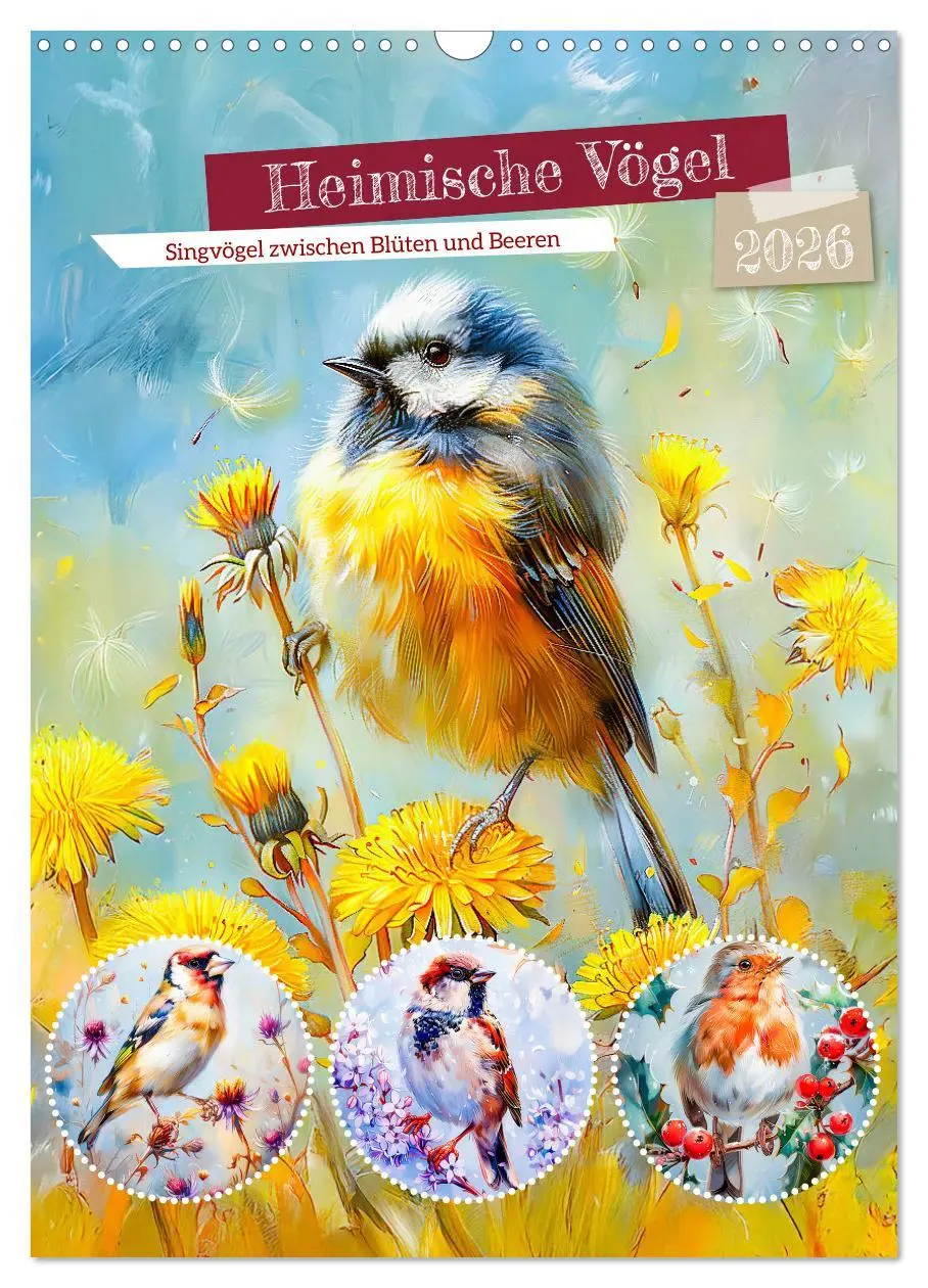 Cover: 9783457268568 | Heimische Vögel - Singvögel zwischen Blüten und Beeren...