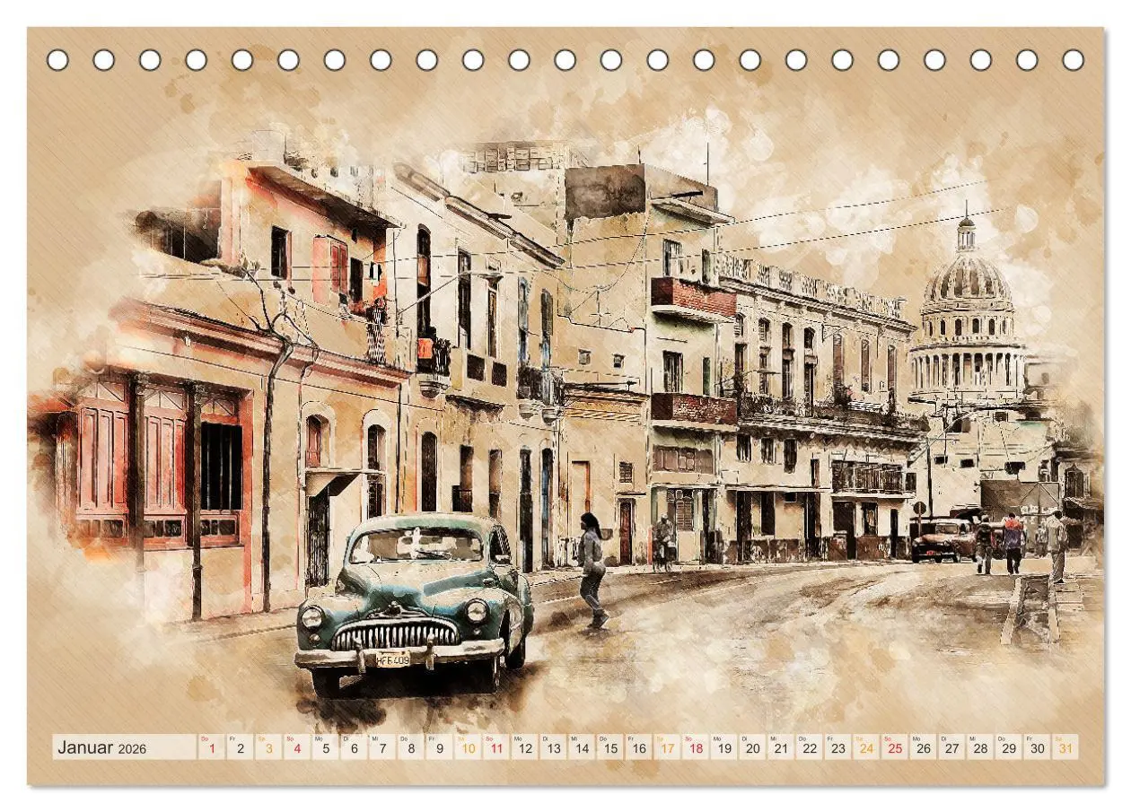 Bild: 9783457648568 | Cuba - Inselstaat in der Karibik (Tischkalender 2026 DIN A5 quer),...