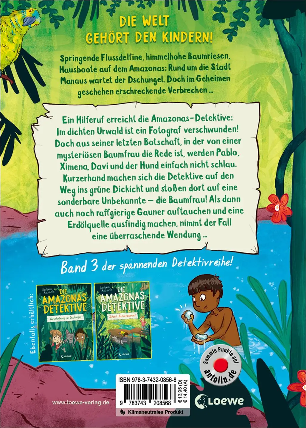 Rückseite: 9783743208568 | Die Amazonas-Detektive (Band 3) - Spurensuche im Regenwald | Michaelis
