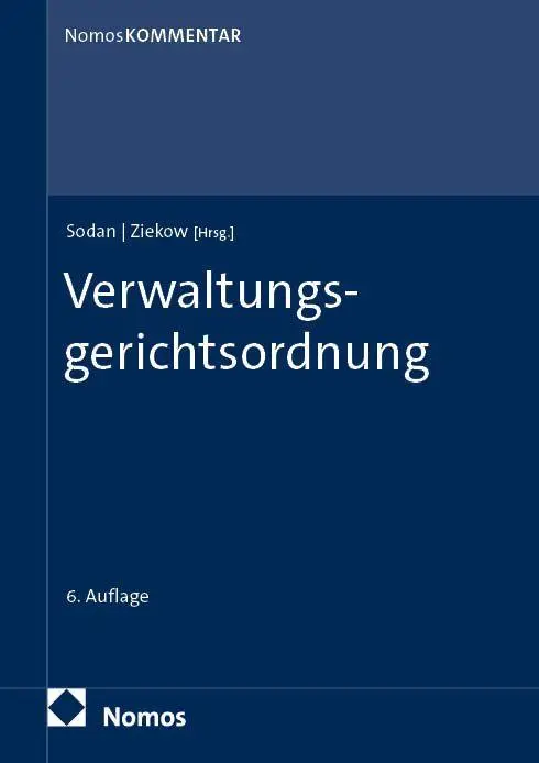 Cover: 9783756008568 | Verwaltungsgerichtsordnung: VwGO | Großkommentar | Helge Sodan (u. a.)