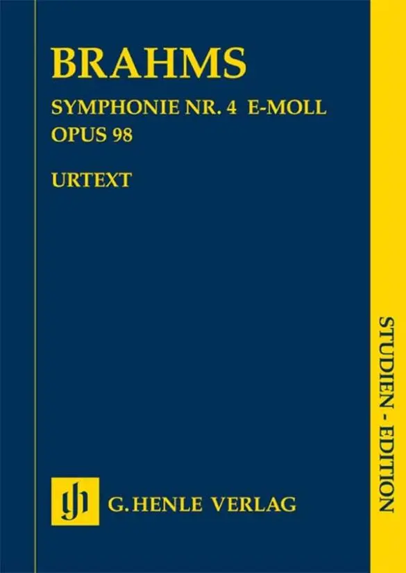 Cover: 9790201898568 | Symphonie Nr. 4 e-moll op. 98 | Studienpartitur | Johannes Brahms