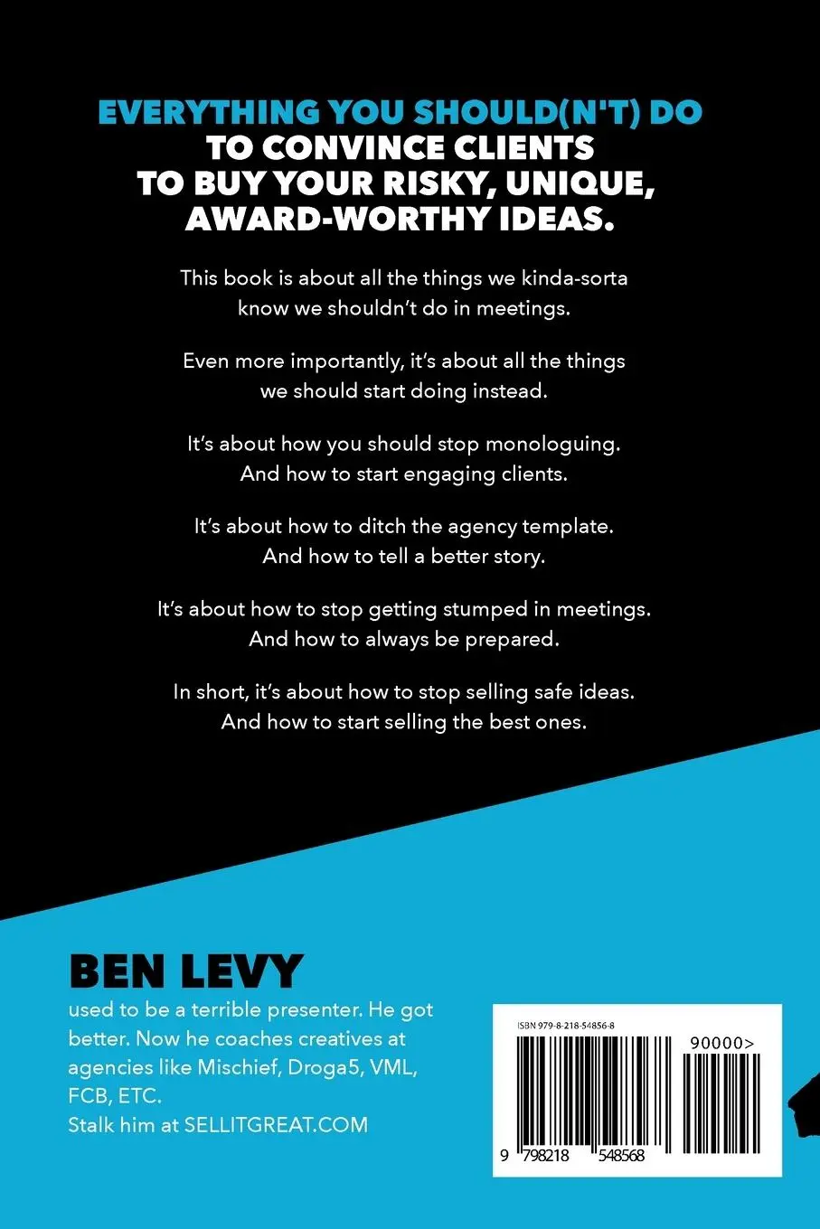 Rückseite: 9798218548568 | Stop Reading Slides | Ben Levy | Taschenbuch | Englisch | 2025