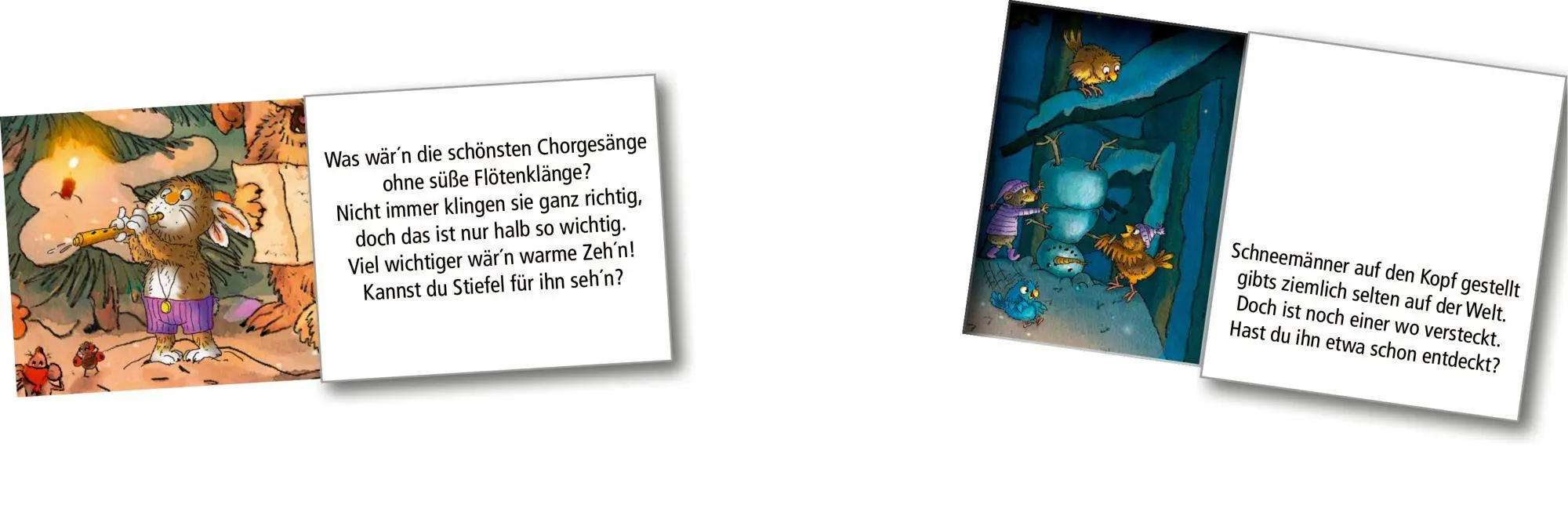 Bild: 4050003958668 | Wand-Adventskalender - Tierischer Chor im Winterwald | Walko | 1 S.