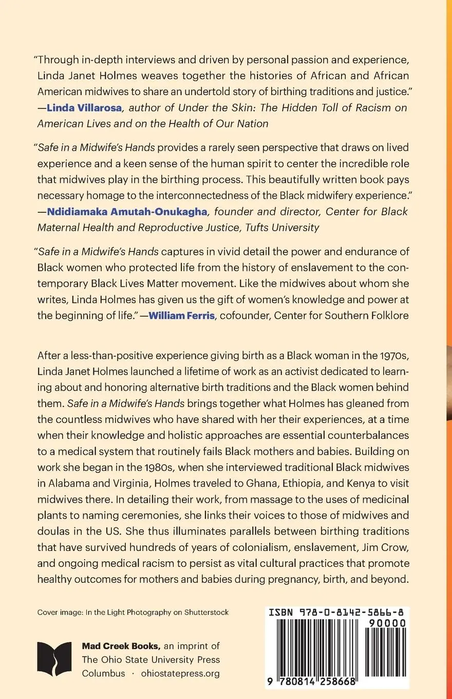 Rückseite: 9780814258668 | Safe in a Midwife's Hands | Linda Janet Holmes | Taschenbuch | 2023