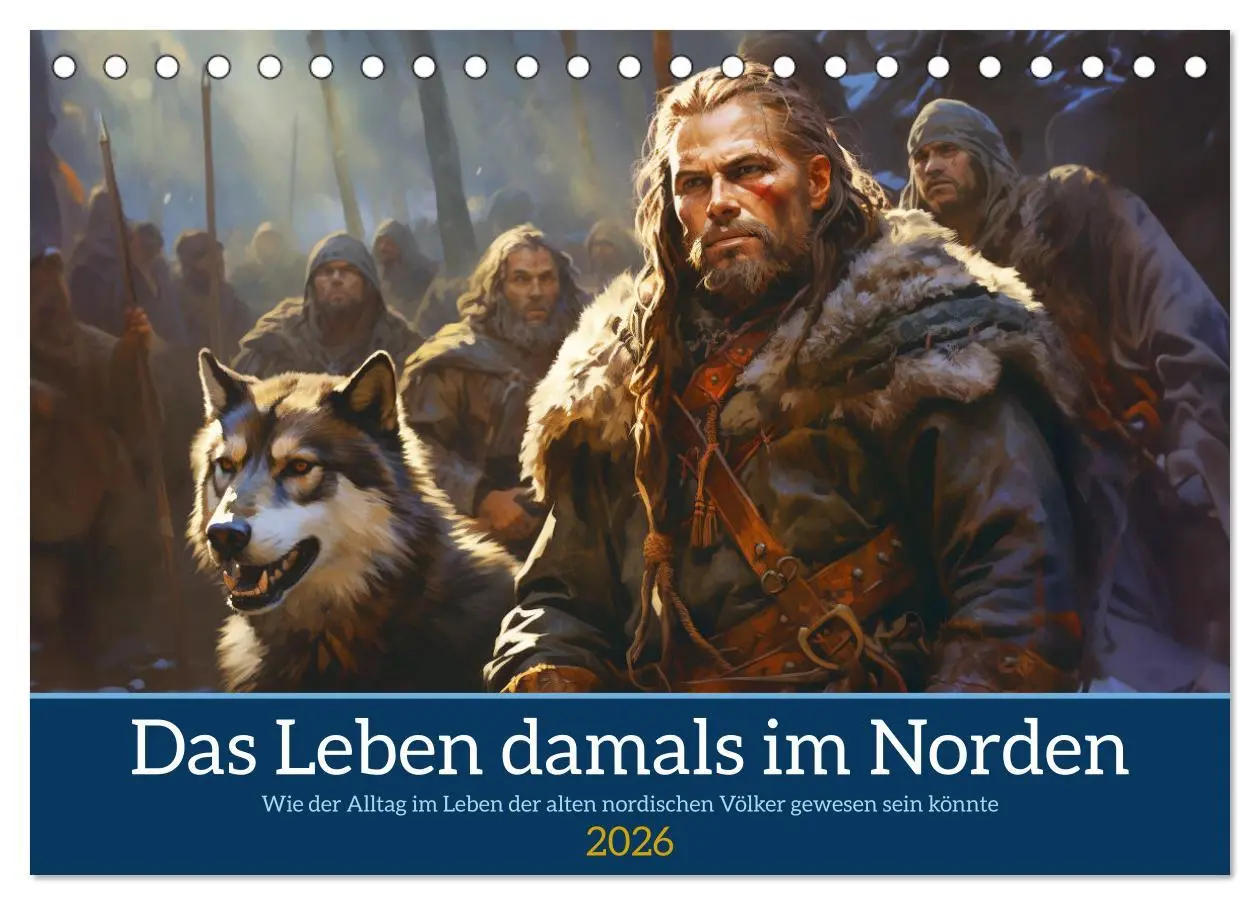 Cover: 9783457498668 | Das Leben damals im Norden (Tischkalender 2026 DIN A5 quer),...