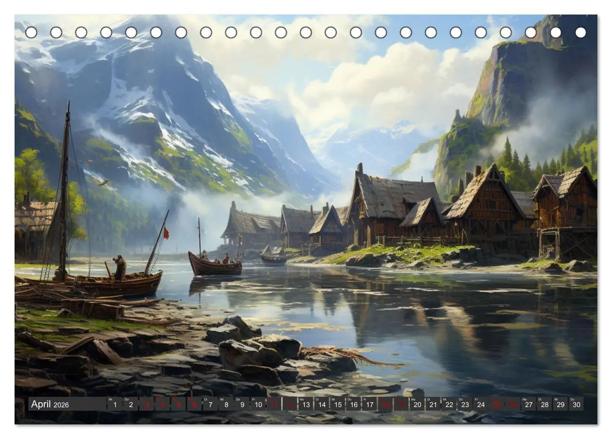 Bild: 9783457498668 | Das Leben damals im Norden (Tischkalender 2026 DIN A5 quer),...