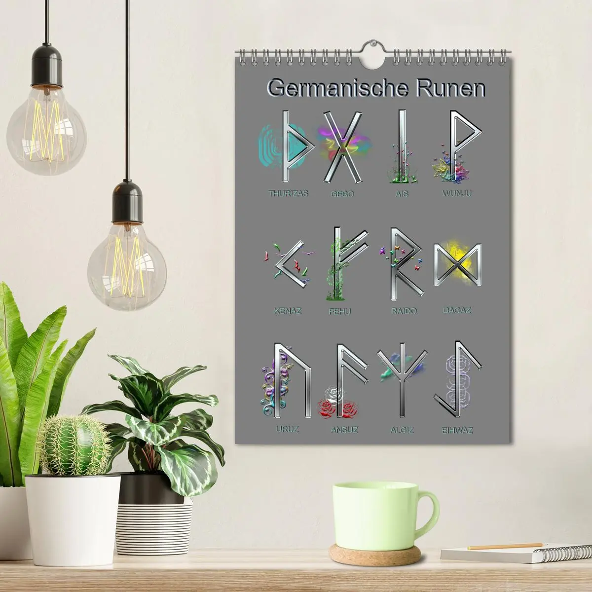 Bild: 9783516348668 | Germanische Runen (Wandkalender 2026 DIN A4 hoch), CALVENDO...