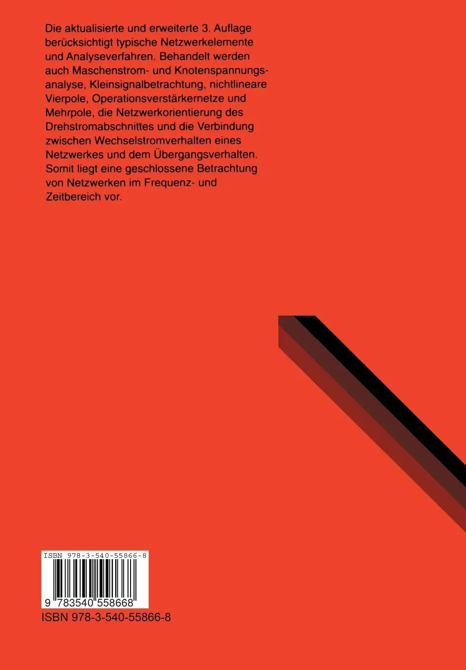 Rückseite: 9783540558668 | Elektrotechnik 2 | Grundlagenlehrbuch Netzwerke | Reinhold Paul | Buch