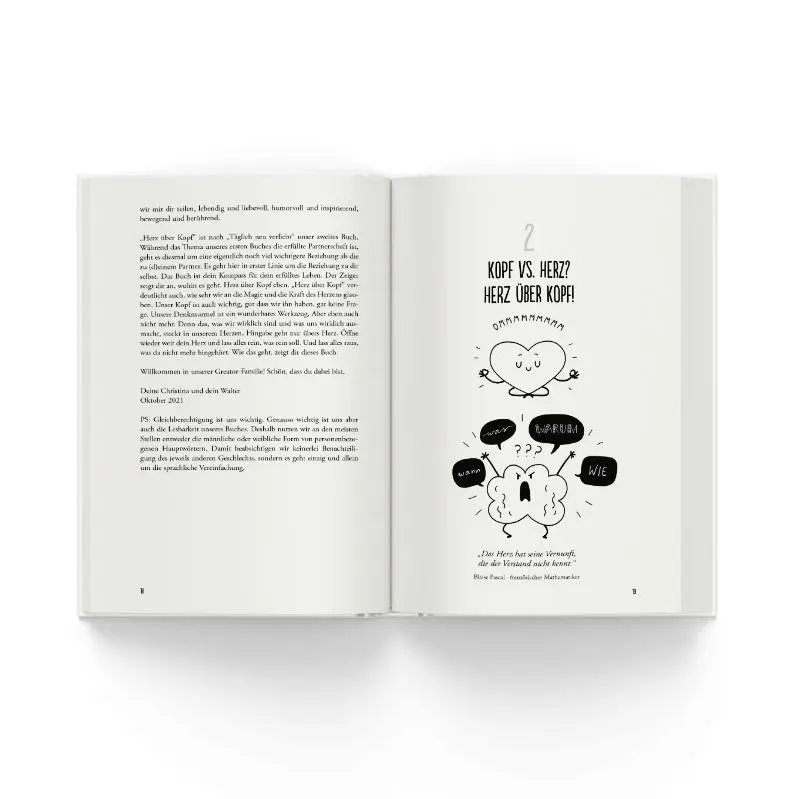 Bild: 9783949458668 | Herz über Kopf | Christina Hommelsheim (u. a.) | Buch | 256 S. | 2024