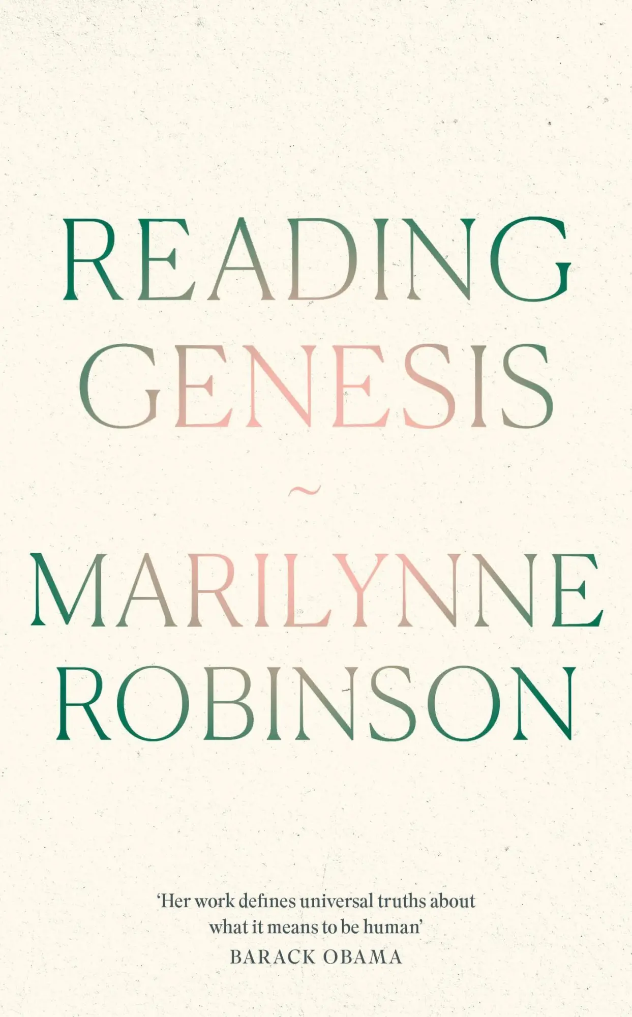 Cover: 9780349018768 | Reading Genesis | Marilynne Robinson | Taschenbuch | 352 S. | Englisch