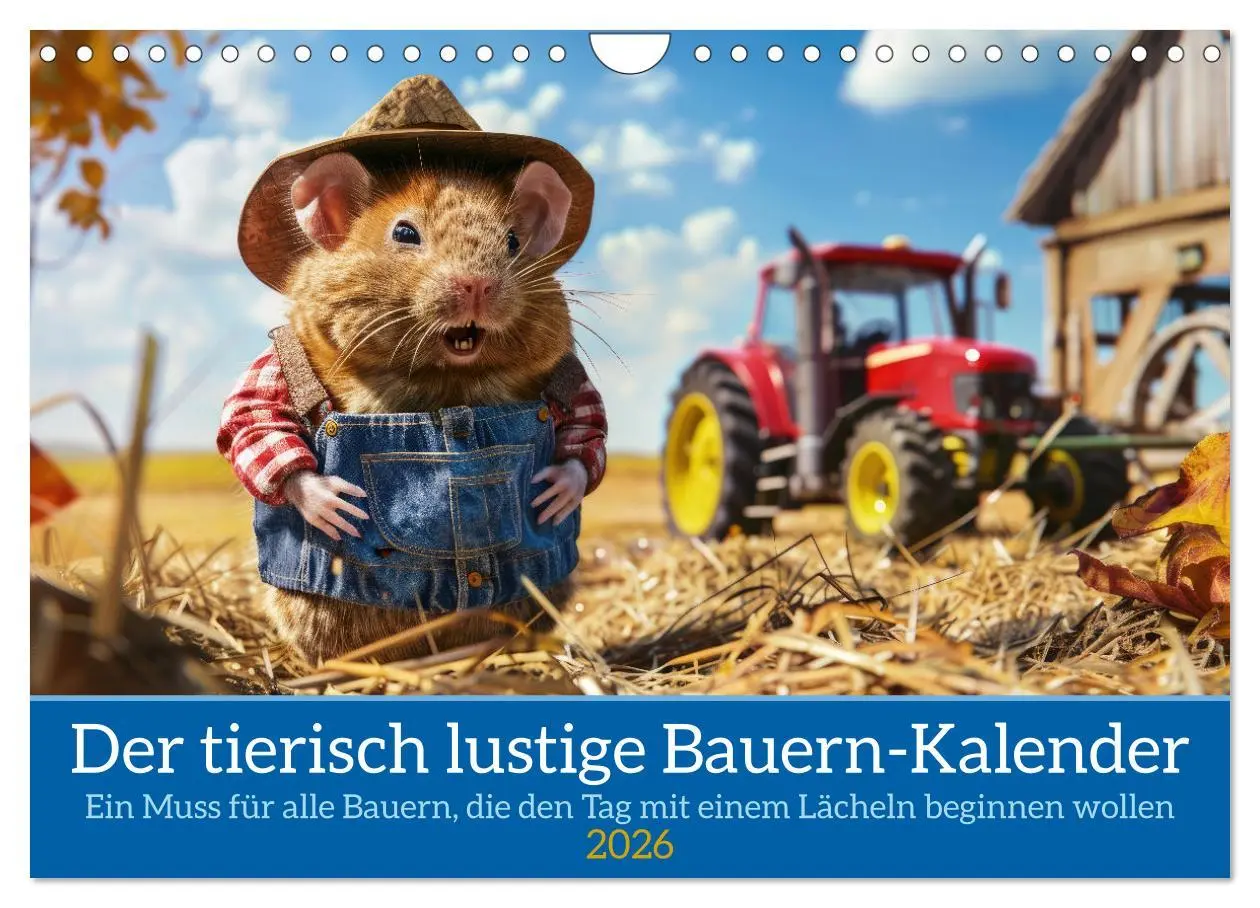 Cover: 9783457318768 | Der tierisch lustige Bauern-Kalender (Wandkalender 2026 DIN A4...
