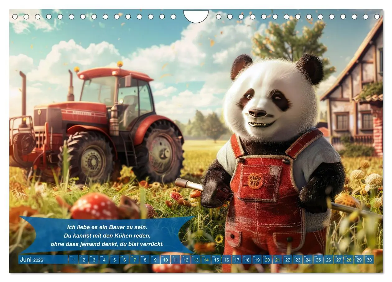 Bild: 9783457318768 | Der tierisch lustige Bauern-Kalender (Wandkalender 2026 DIN A4...