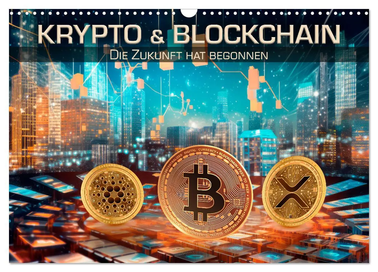 Cover: 9783457488768 | Krypto und Blockchain (Wandkalender 2026 DIN A3 quer), CALVENDO...