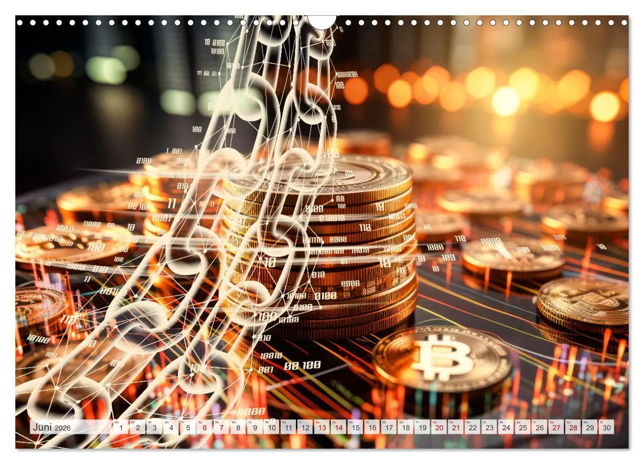 Bild: 9783457488768 | Krypto und Blockchain (Wandkalender 2026 DIN A3 quer), CALVENDO...