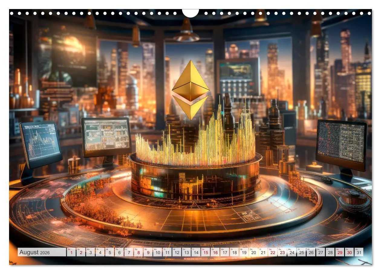 Bild: 9783457488768 | Krypto und Blockchain (Wandkalender 2026 DIN A3 quer), CALVENDO...