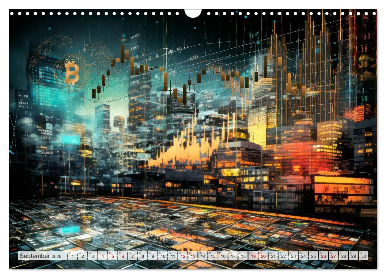 Bild: 9783457488768 | Krypto und Blockchain (Wandkalender 2026 DIN A3 quer), CALVENDO...