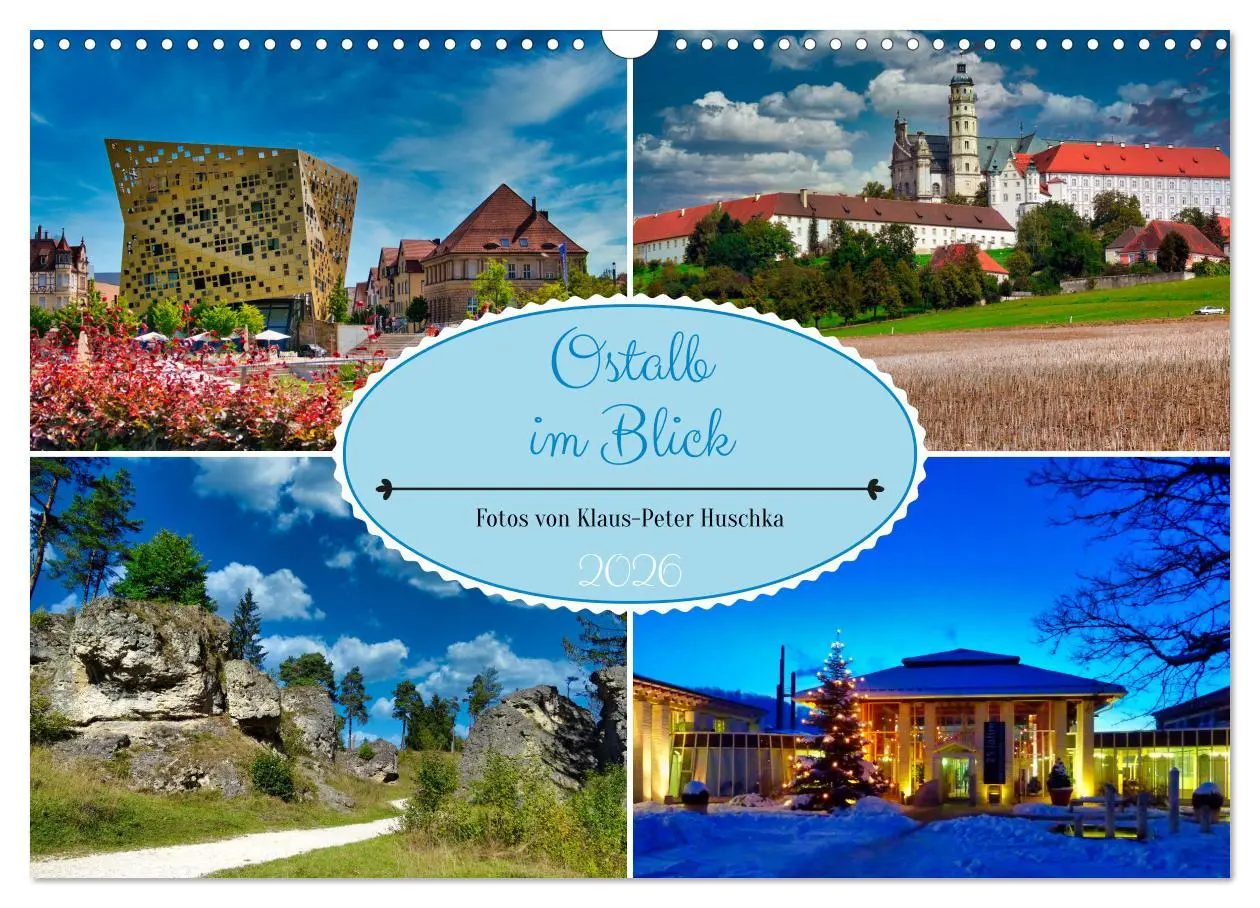 Cover: 9783457558768 | Ostalb im Blick (Wandkalender 2026 DIN A3 quer), CALVENDO...
