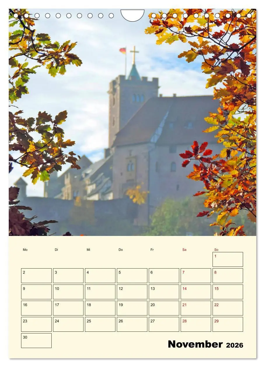 Bild: 9783516408768 | Die Wartburg - Weltkulturerbe in Thüringen (Wandkalender 2026 DIN...