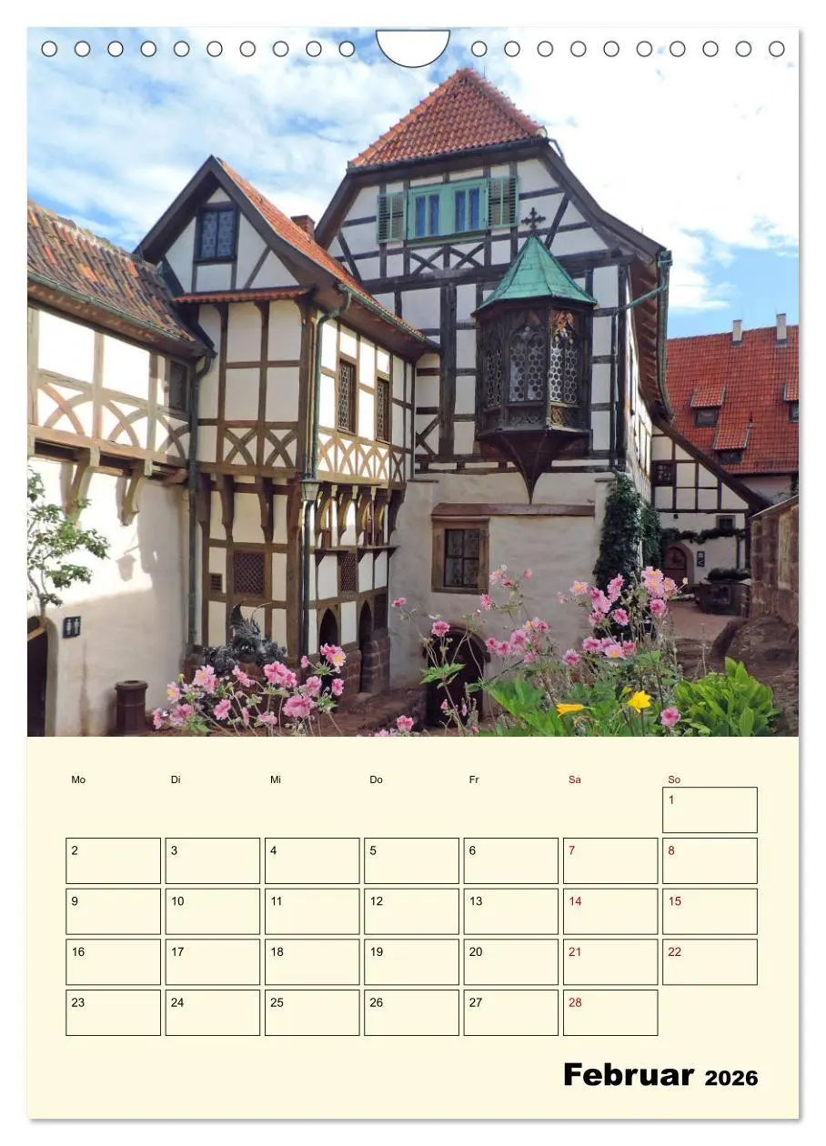 Bild: 9783516408768 | Die Wartburg - Weltkulturerbe in Thüringen (Wandkalender 2026 DIN...