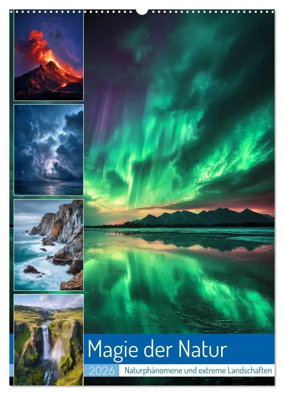 Cover: 9783516718768 | Magie der Natur (Wandkalender 2026 DIN A2 hoch), CALVENDO...