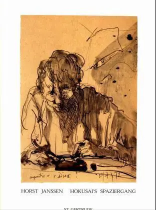 Cover: 9783923848768 | Hokusai's Spaziergang | Horst Janssen | Buch | St. Gertrude