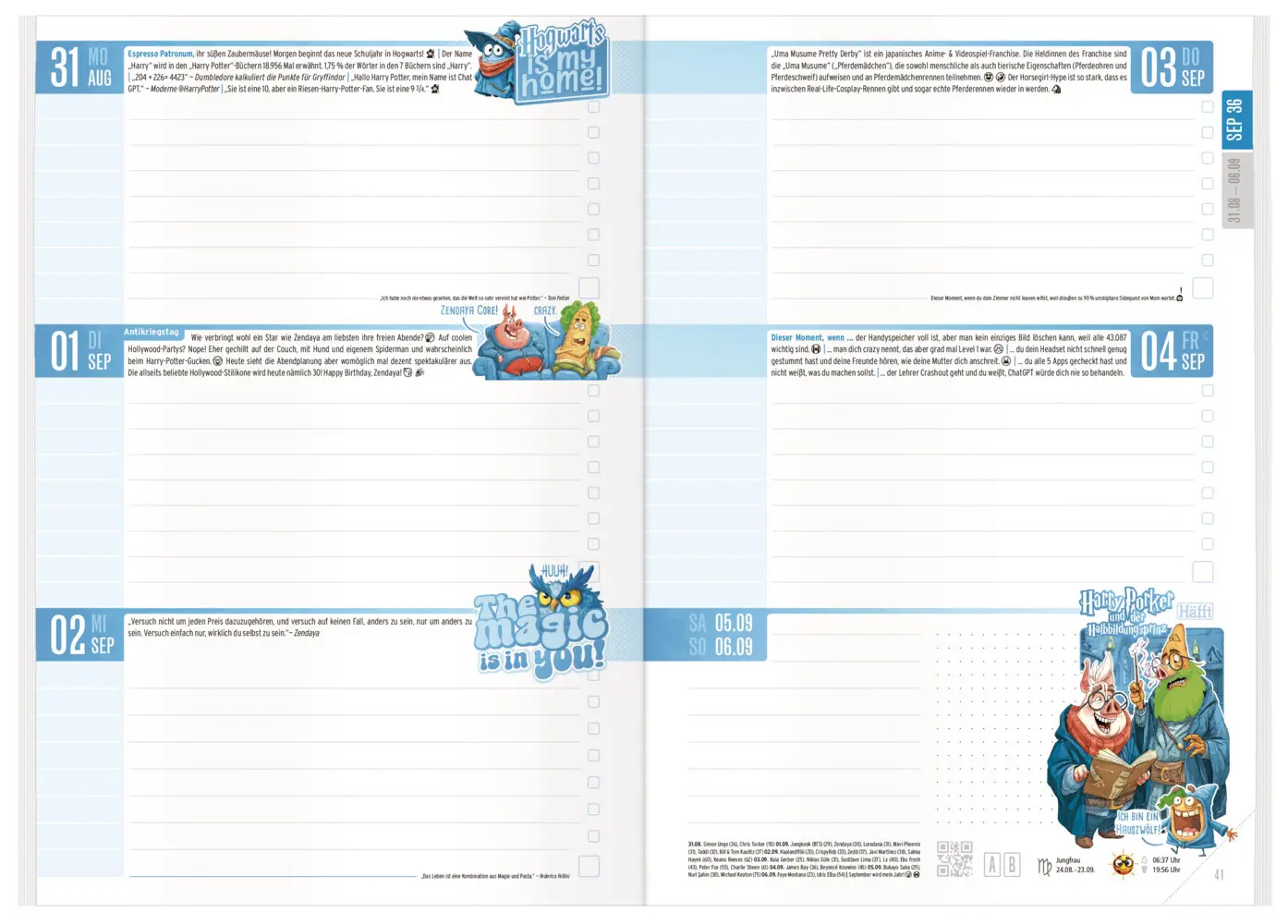Bild: 4029357118868 | Häfft Original 26/27 [Stickermania] EM | Andreas Reiter | Kalender