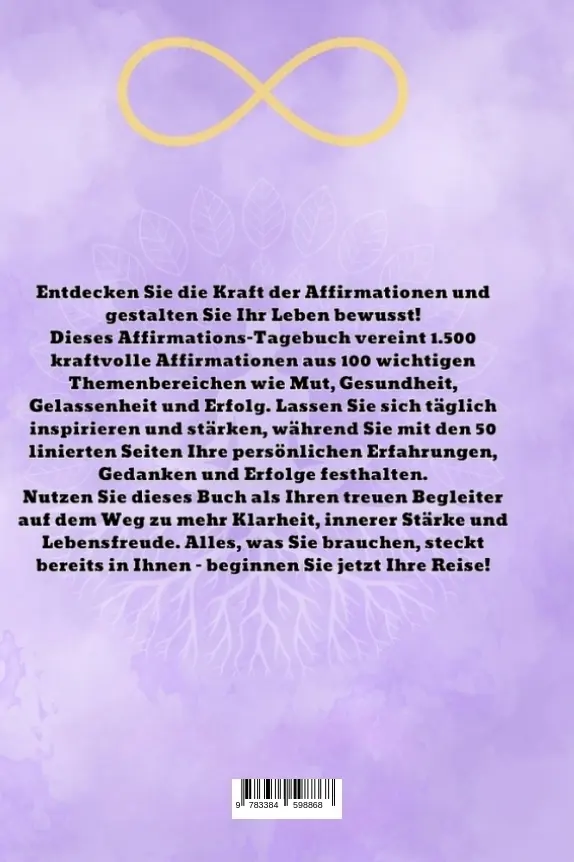 Bild: 9783384598868 | 1.500 kraftvolle Affirmationen und 50 Linierte Seiten für...