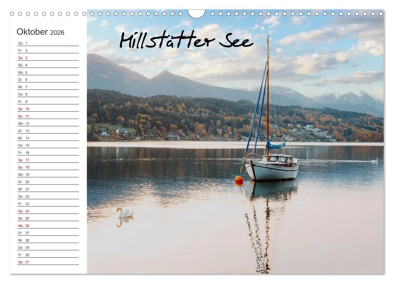 Bild: 9783457618868 | Wunderschönes Kärnten. Landschaft und Seen. (Wandkalender 2026 DIN...