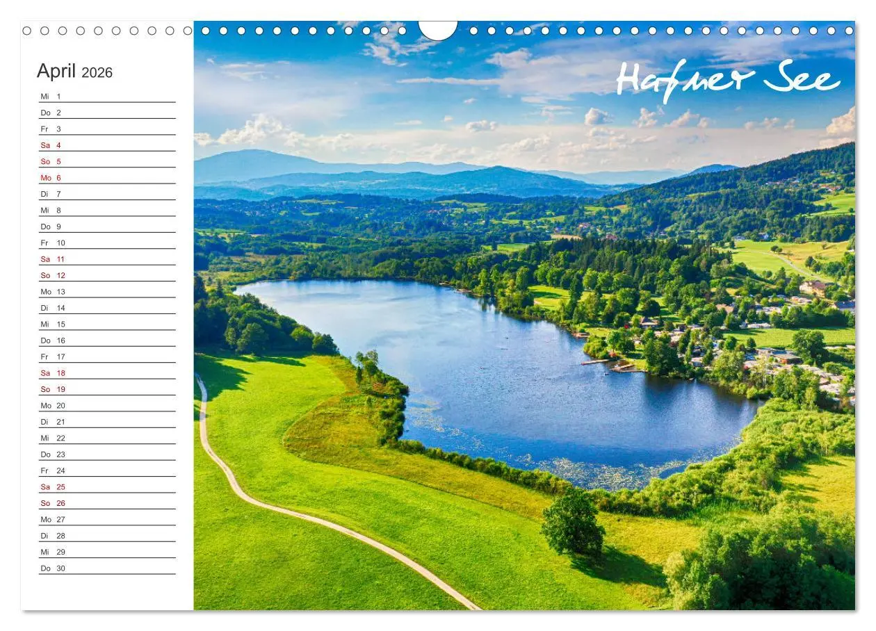 Bild: 9783457618868 | Wunderschönes Kärnten. Landschaft und Seen. (Wandkalender 2026 DIN...