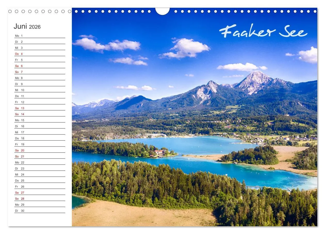 Bild: 9783457618868 | Wunderschönes Kärnten. Landschaft und Seen. (Wandkalender 2026 DIN...