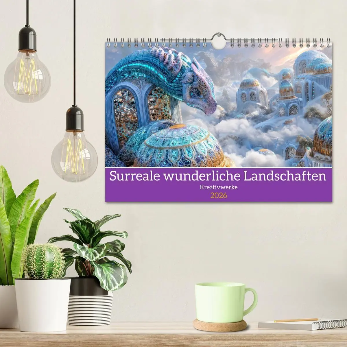 Bild: 9783516708868 | Surreale wunderliche Landschaften - Kreativwerke (Wandkalender 2026...
