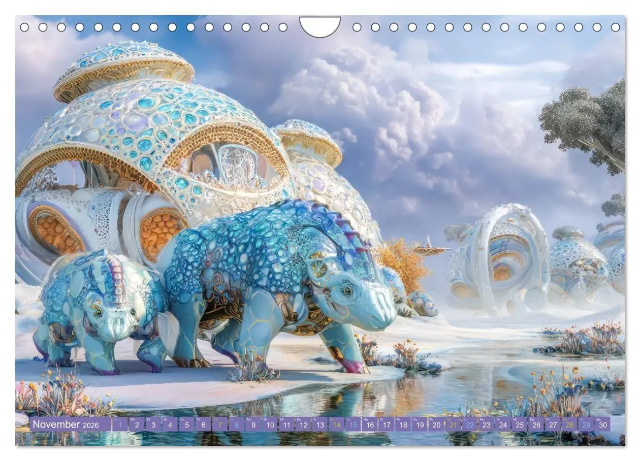 Bild: 9783516708868 | Surreale wunderliche Landschaften - Kreativwerke (Wandkalender 2026...