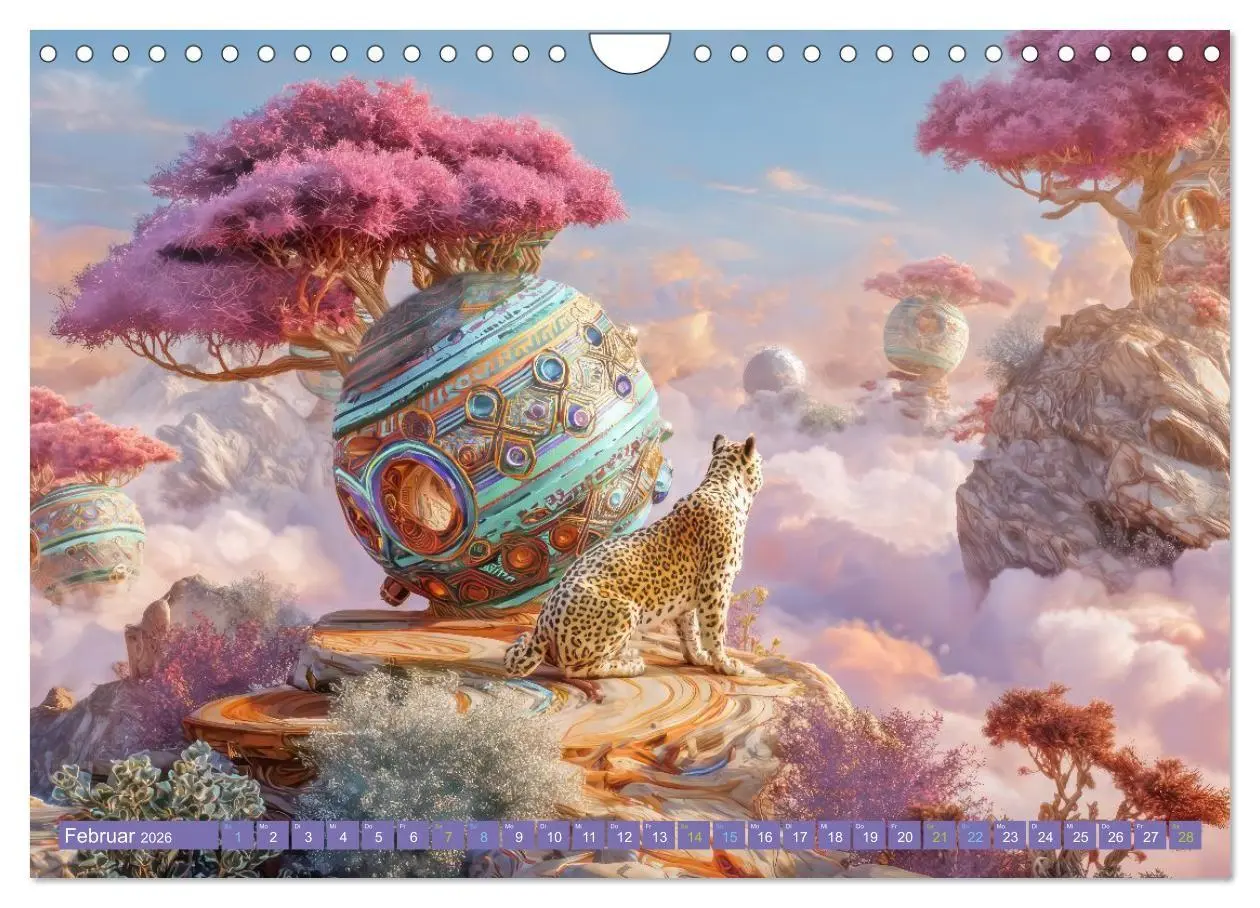 Bild: 9783516708868 | Surreale wunderliche Landschaften - Kreativwerke (Wandkalender 2026...