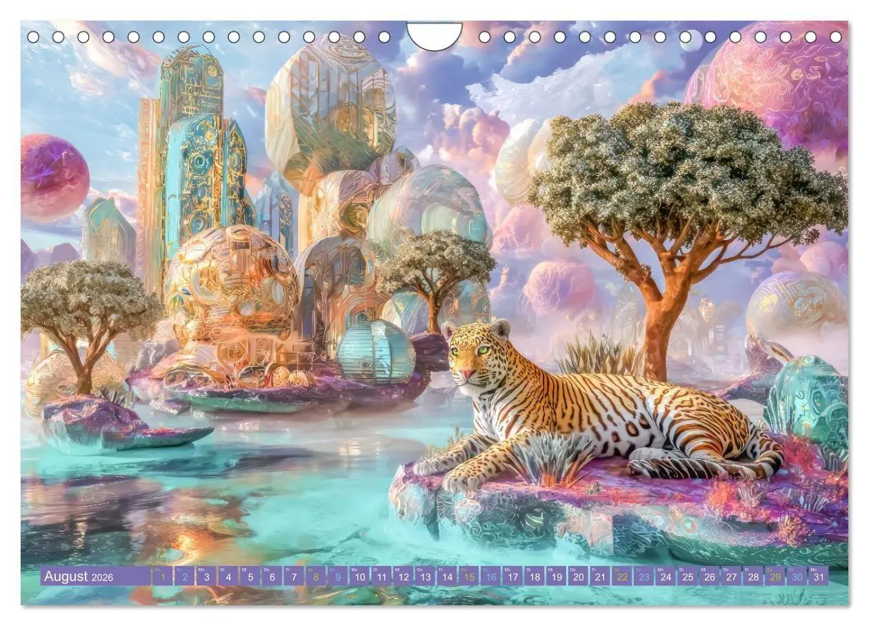 Bild: 9783516708868 | Surreale wunderliche Landschaften - Kreativwerke (Wandkalender 2026...