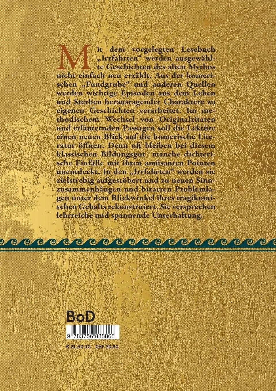 Rückseite: 9783756838868 | Irrfahrten | Christoph Hübner | Taschenbuch | 302 S. | Deutsch | 2022