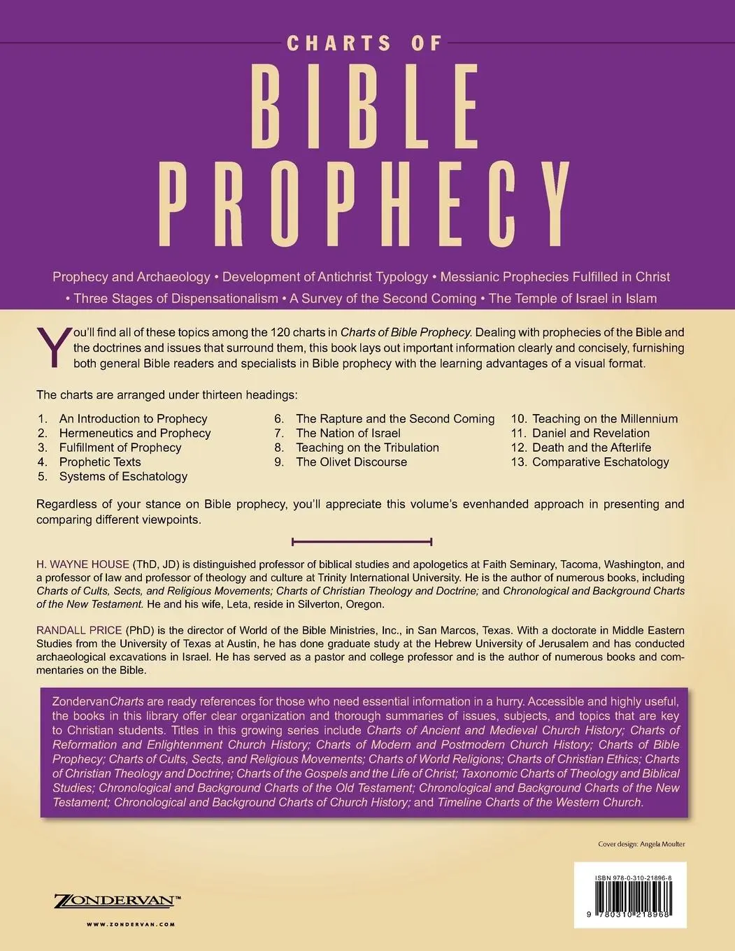 Rückseite: 9780310218968 | Charts of Bible Prophecy | H. Wayne House (u. a.) | Taschenbuch | 2003