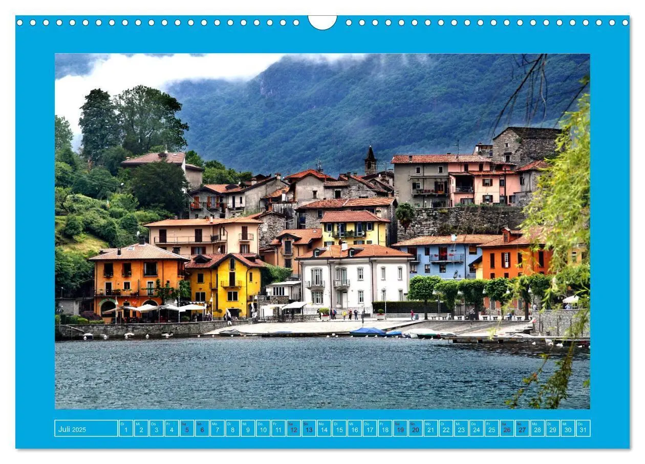 Bild: 9783435208968 | Rund um den Lago Maggiore (Wandkalender 2025 DIN A3 quer), CALVENDO...
