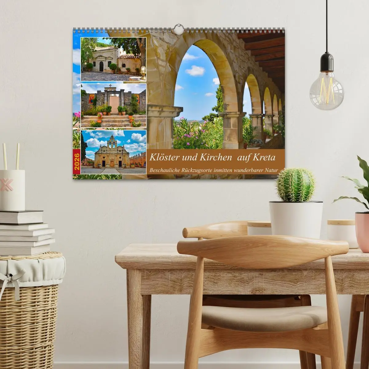 Bild: 9783457538968 | Klöster und Kirchen auf Kreta (Wandkalender 2026 DIN A3 quer),...
