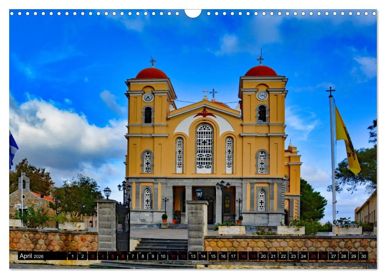 Bild: 9783457538968 | Klöster und Kirchen auf Kreta (Wandkalender 2026 DIN A3 quer),...