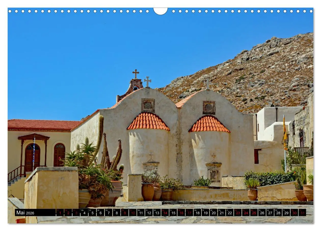 Bild: 9783457538968 | Klöster und Kirchen auf Kreta (Wandkalender 2026 DIN A3 quer),...