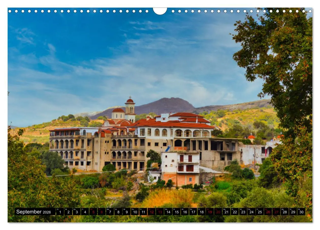 Bild: 9783457538968 | Klöster und Kirchen auf Kreta (Wandkalender 2026 DIN A3 quer),...